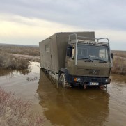 Benz 1120AF Usbekistan Aralkum-Wüste