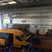 Fuso Canter 4x4 Rumänien Werkstatt