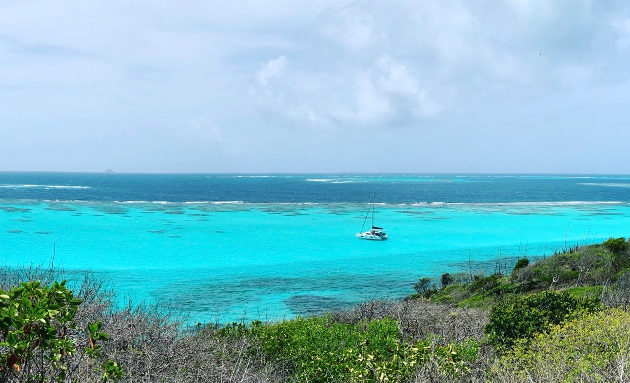 Allein in den Tobago Cays, SVG