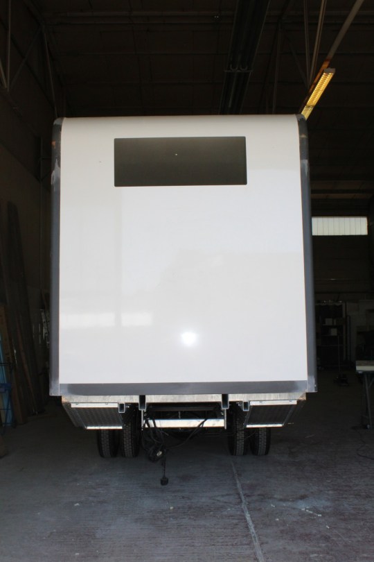 Fuso vor der Lackierung - von hinten