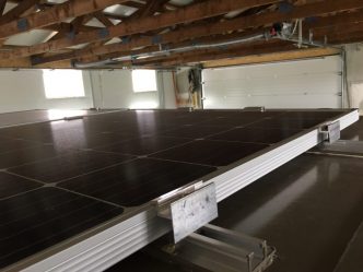 Befestigung der Photovoltaikanlage