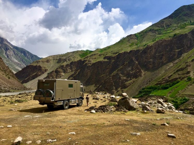 Übernachtungsplatz am Panj, Tadschikistan